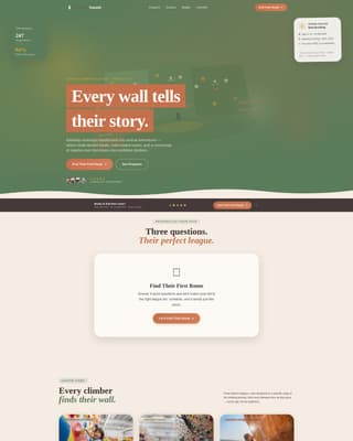 Summit - Dynamic Kids Climbing Landing Page Template