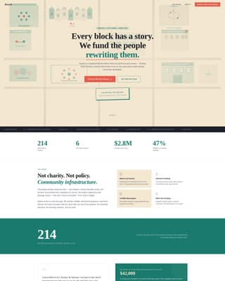 Hearth - Impactful Gunviolenceprevention Landing Page Template