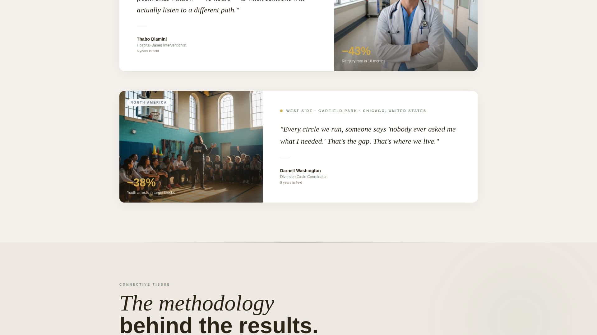 Disarm - Transformative Peacebuilding Landing Page Template