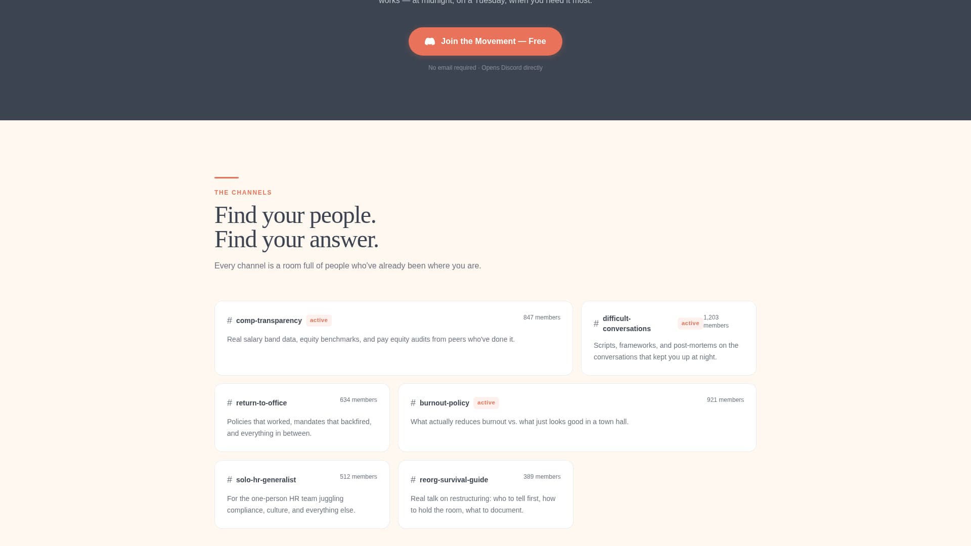 Gather - Empowering HR Leaders Landing Page Template