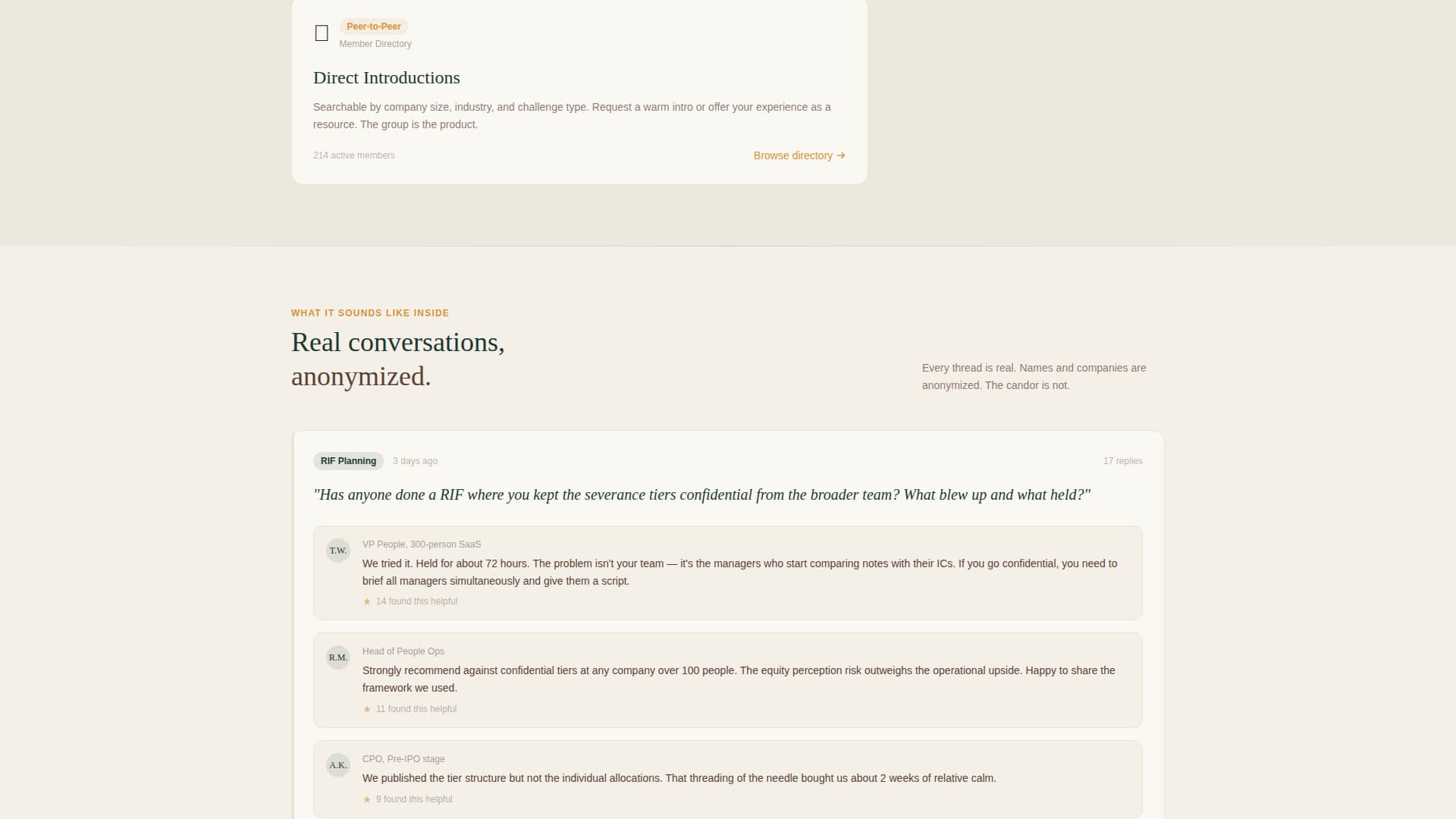 Gather - Trusted Hrleaders Landing Page Template