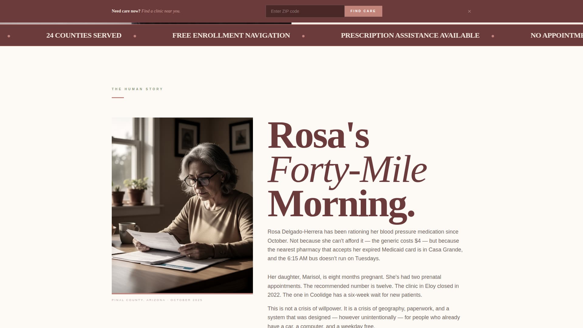 Advocate - Compassionate Healthcare Landing Page Template