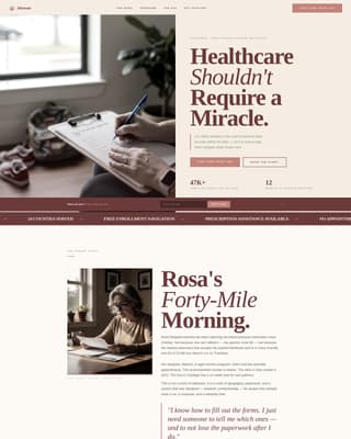 Advocate - Compassionate Healthcare Landing Page Template