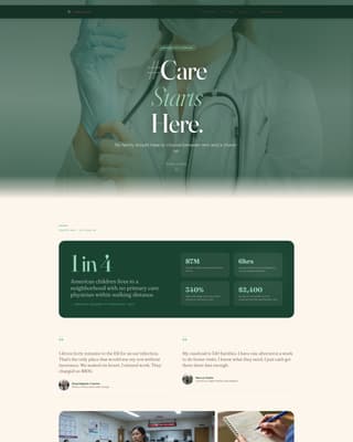 Advocate - Powerful Healthcare Landing Page Template