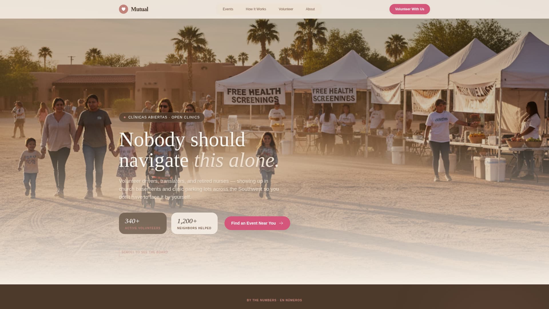 Mutual - Compassionate Healthcare Landing Page Template