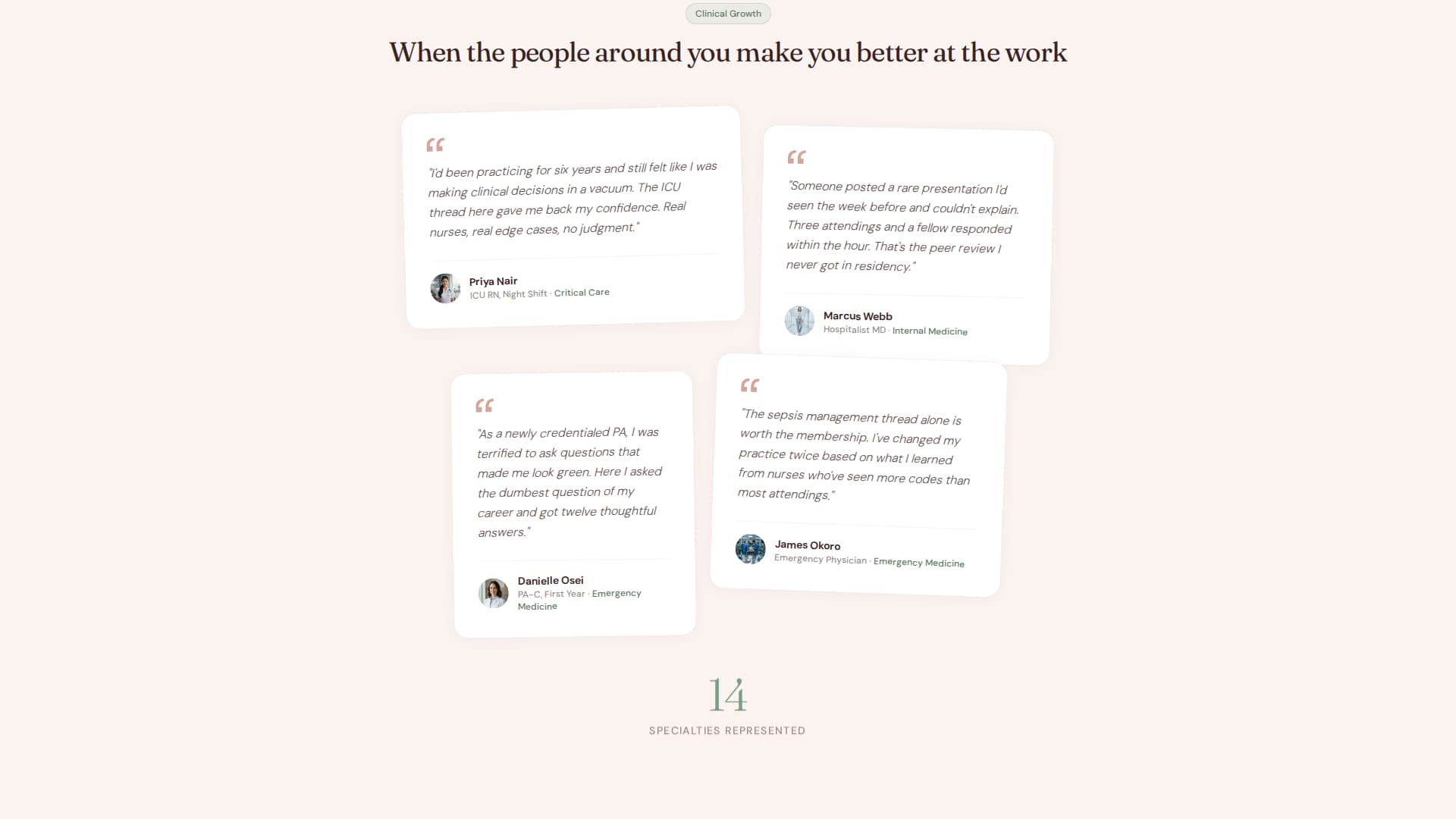 Rounds - Healing Professionals Landing Page Template