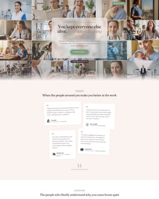 Rounds - Healing Professionals Landing Page Template