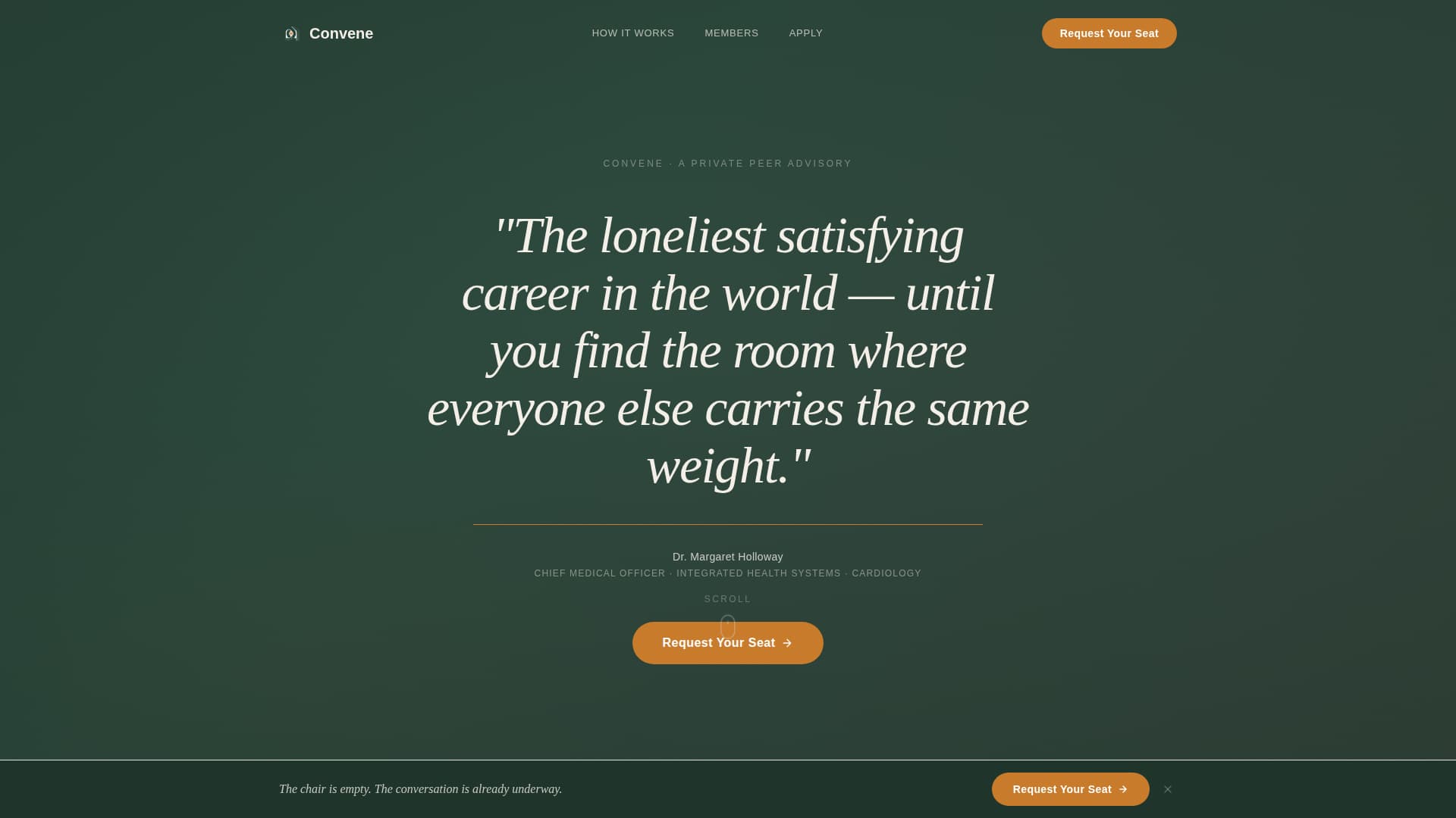 Convene - Trusted Healthcare Landing Page Template