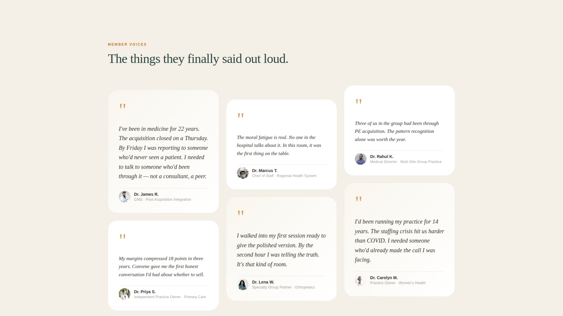 Convene - Trusted Healthcare Landing Page Template
