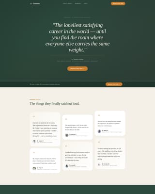Convene - Trusted Healthcare Landing Page Template