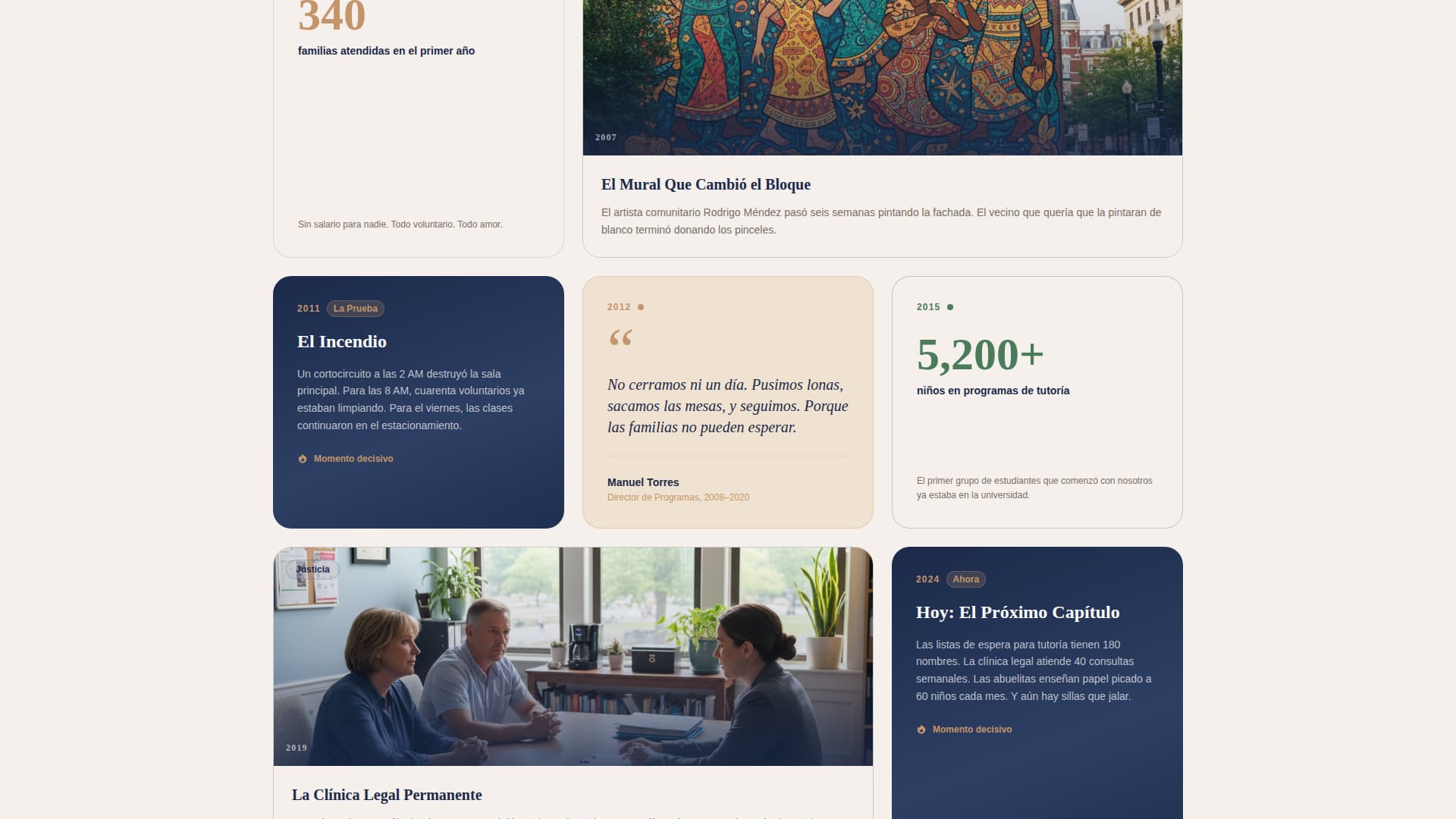 Races - Inspiring Hispanicculturalcenter Landing Page Template