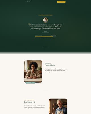 Haven - Heartfelt Shelter Landing Page Template