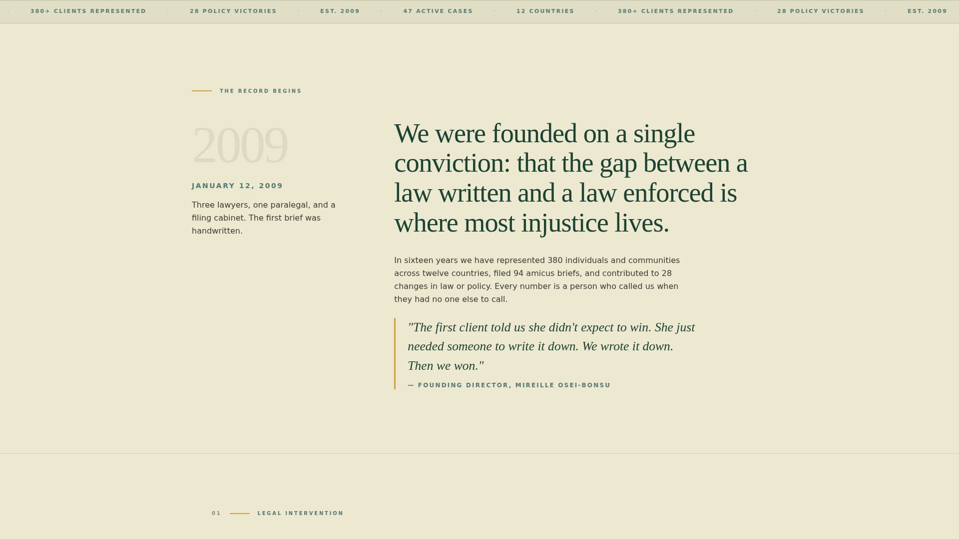Advocate - Compelling Humanrights Landing Page Template