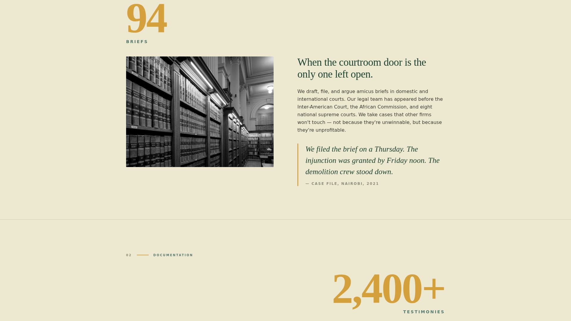 Advocate - Compelling Humanrights Landing Page Template