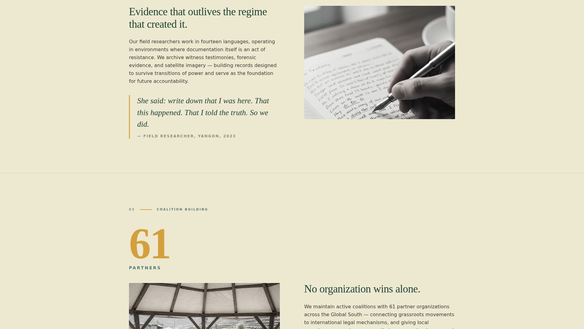 Advocate - Compelling Humanrights Landing Page Template