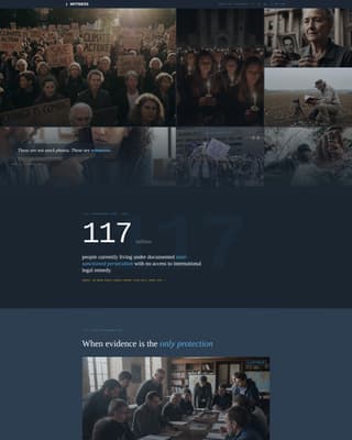 Witness - Powerful Humanrights Landing Page Template