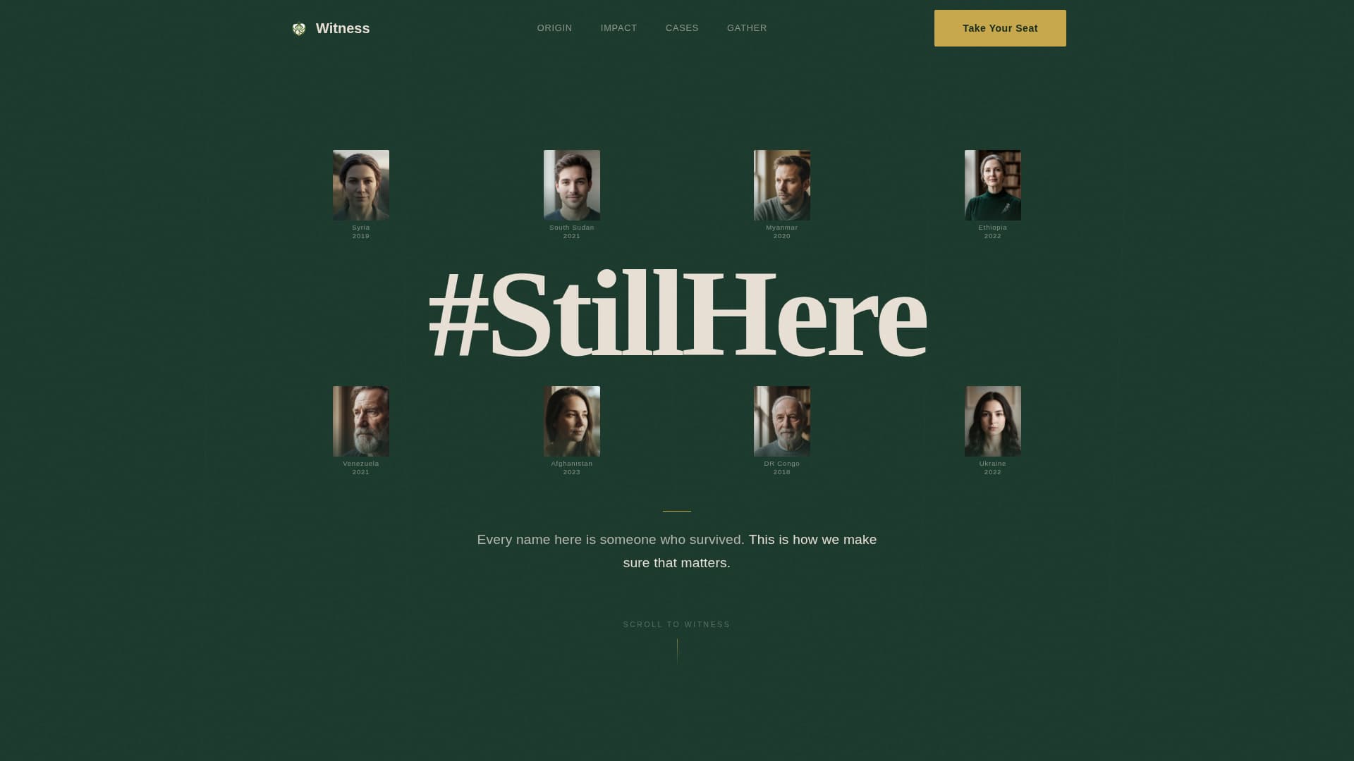 Testify — Powerful Social Justice Landing Page Template