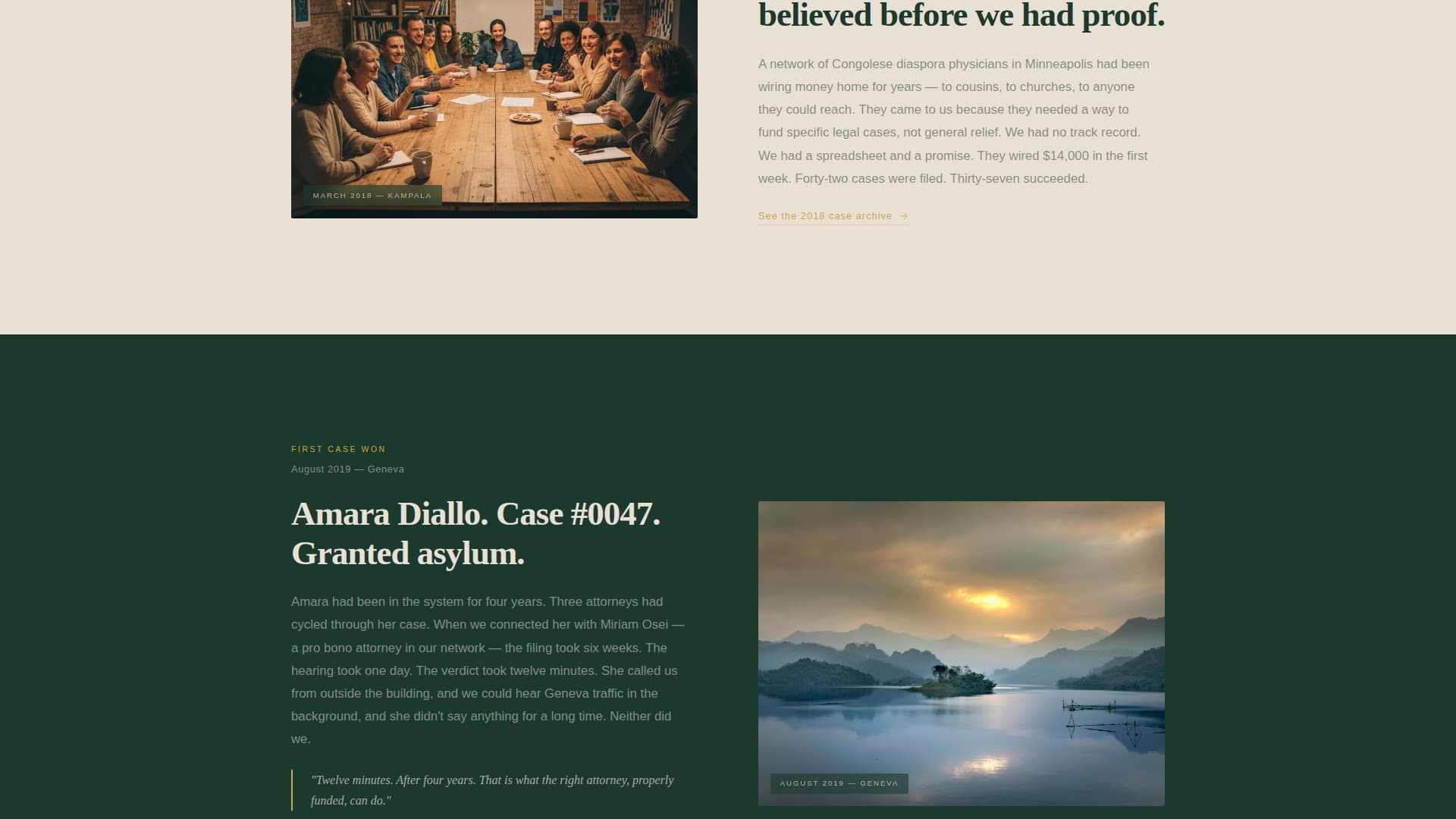 Testify — Powerful Social Justice Landing Page Template