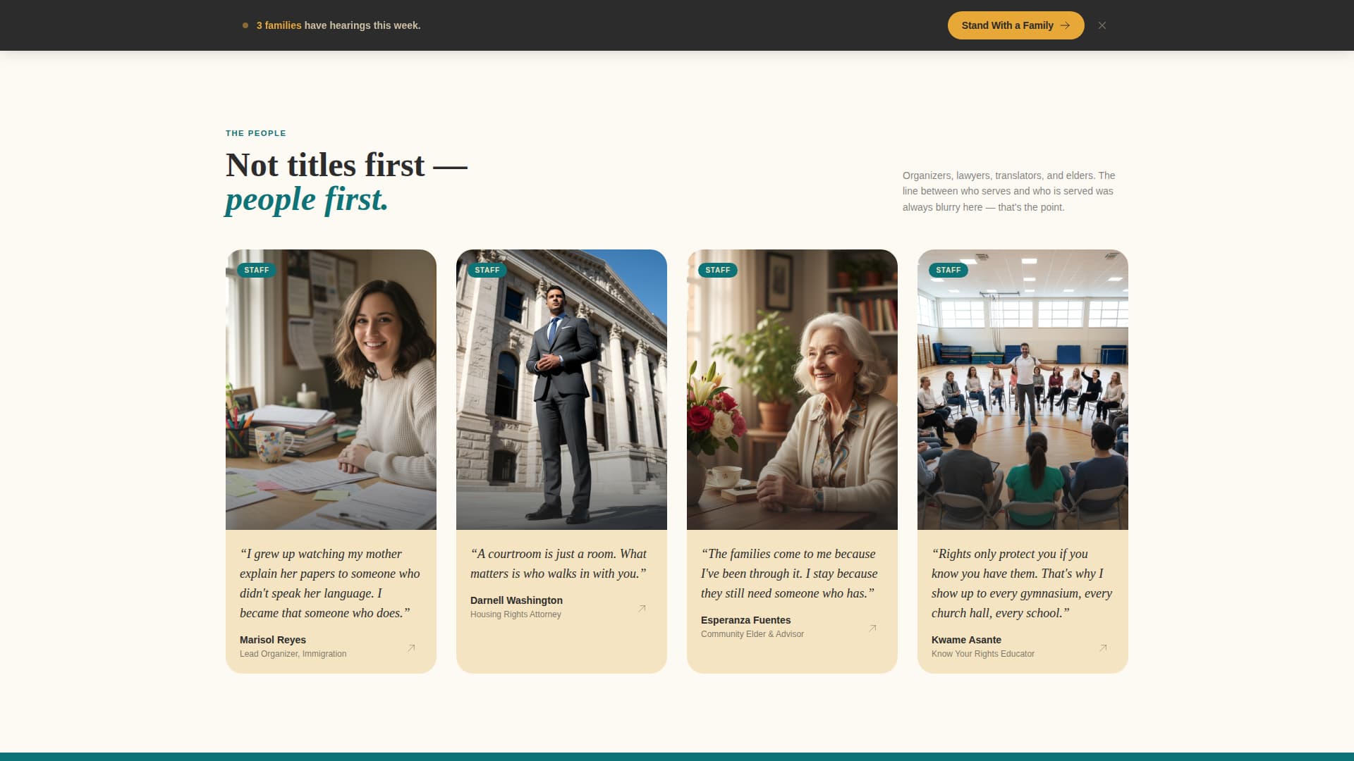 Advocate - Powerful Humanrights Landing Page Template
