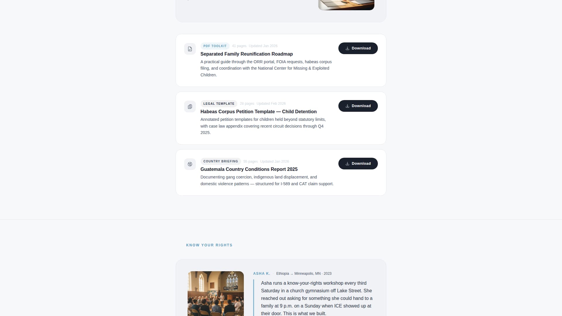 Champion — Powerful Civil Rights Landing Page Template
