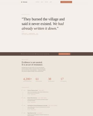 Advocate - Compelling Humanrights Landing Page Template
