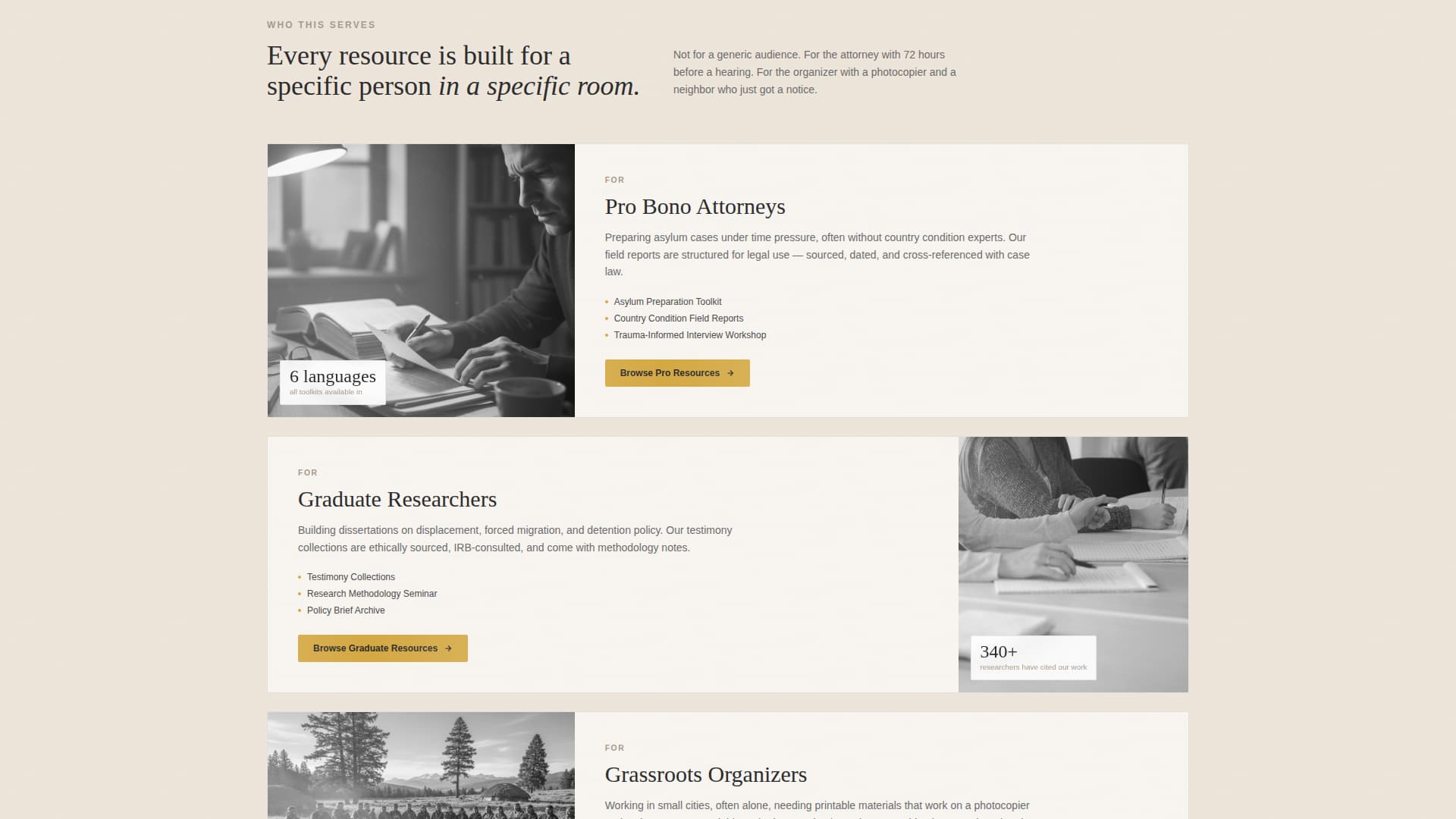 Testify — Powerful Justice Advocacy Landing Page Template