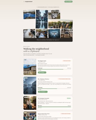 Neighborrelief - Heartfelt Hurricanerelief Landing Page Template