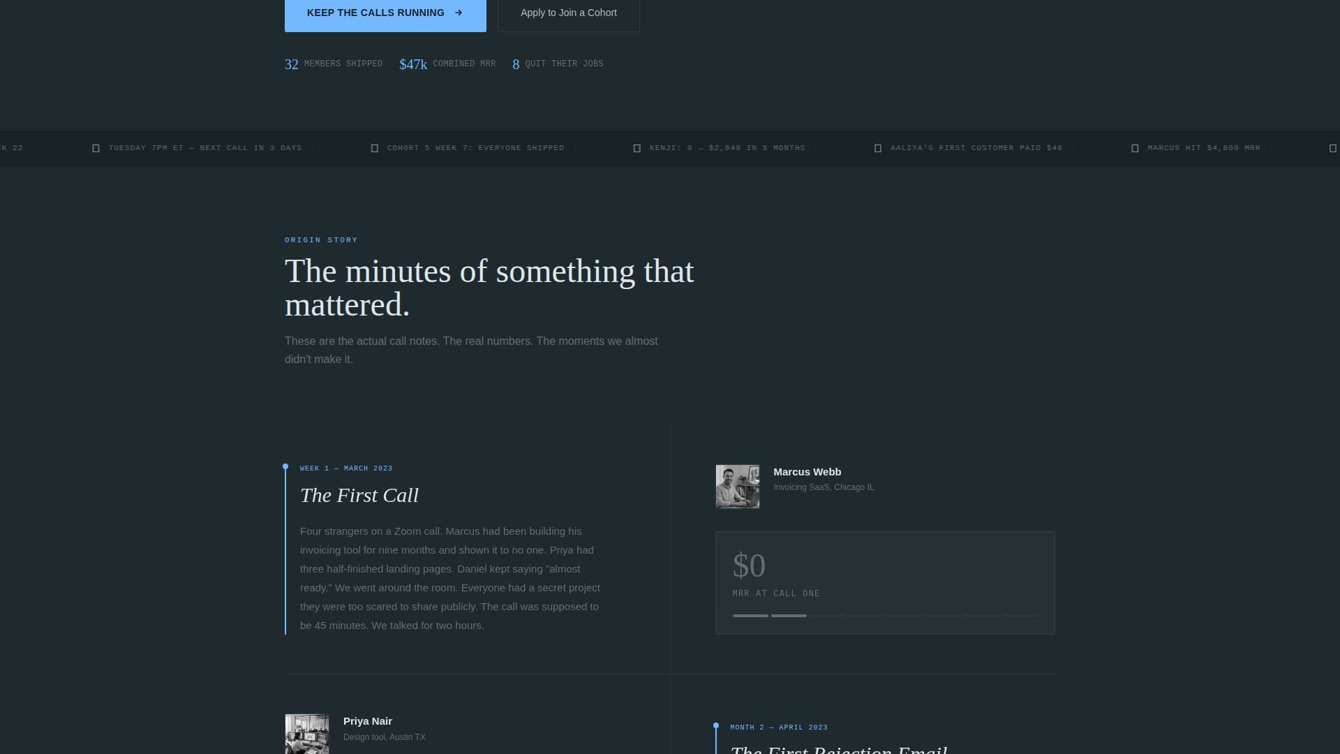 Shiplog - Earnest Founder Landing Page Template