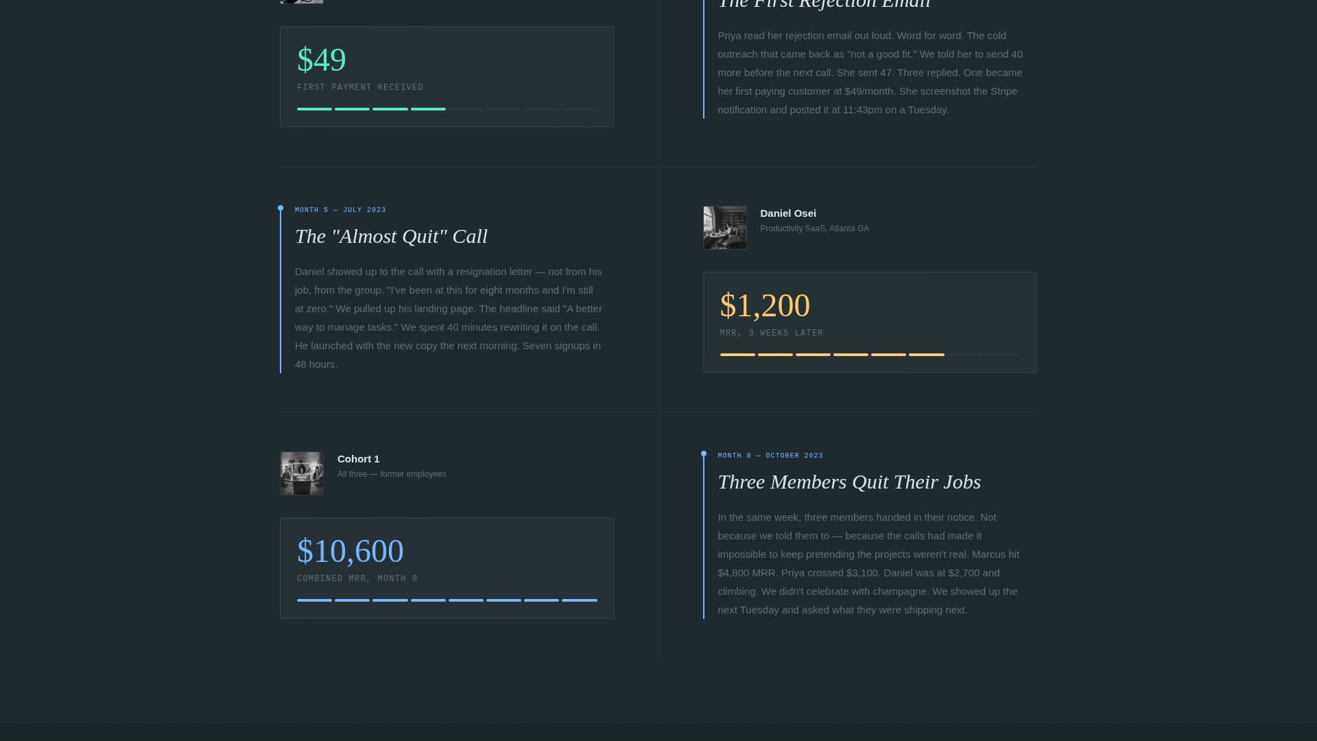 Shiplog - Earnest Founder Landing Page Template