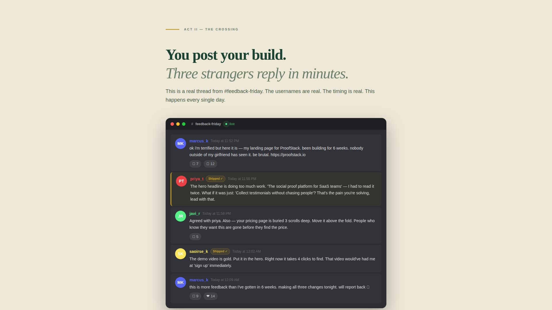 Shippit - Thriving Indie Hackers Landing Page Template