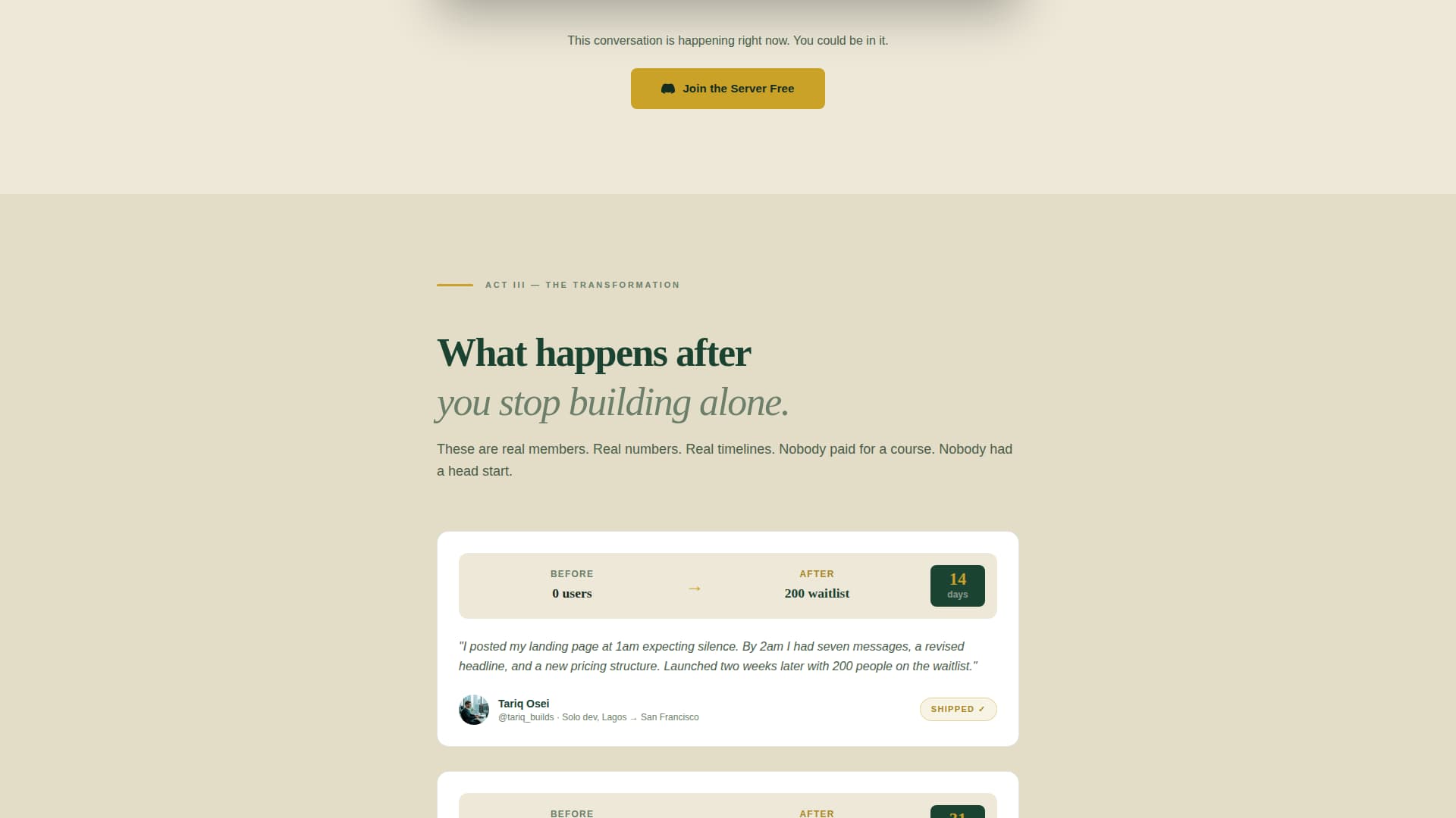 Shippit - Thriving Indie Hackers Landing Page Template