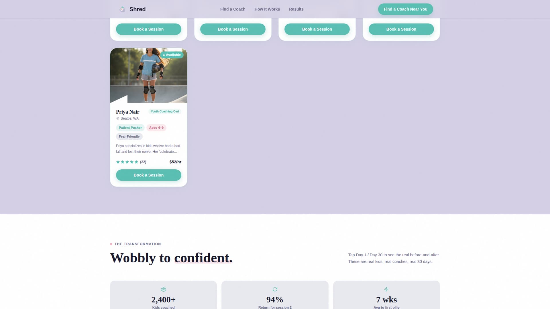Kids Skateboarding FAQ Website Template