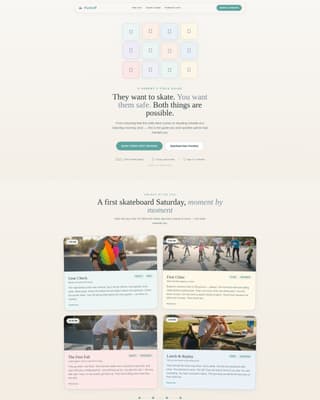 Kids Skateboarding Booking Website Template