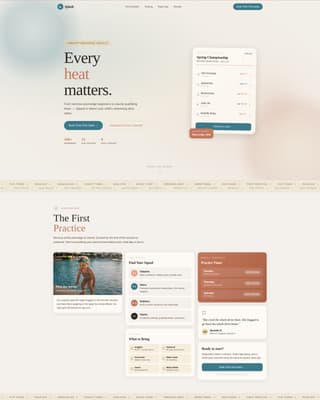 Splash — Colorful Water Sports Center Landing Page Template