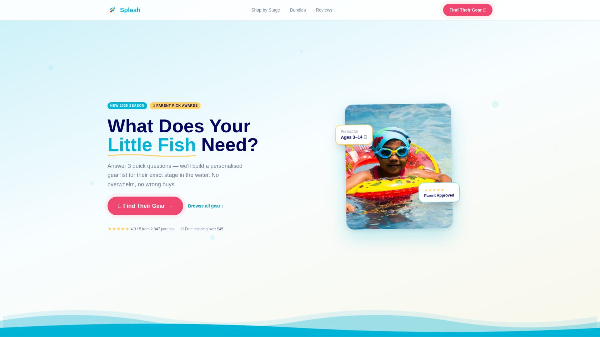 Kids Swimming Advanced Professional Website Template