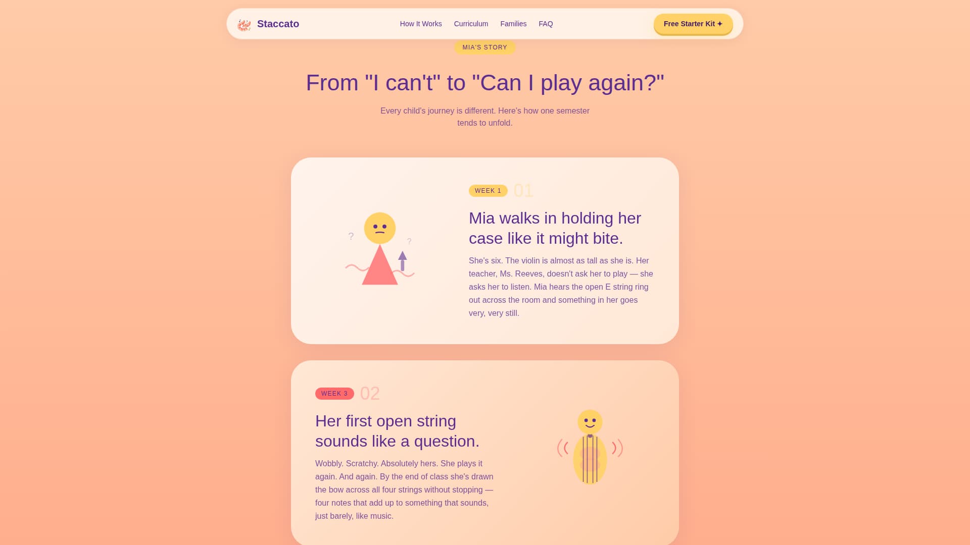 Kids Violin Professional Website Template