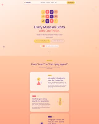 Kids Violin Professional Website Template