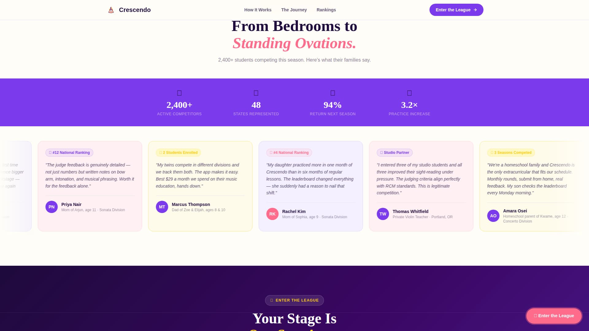 Kids Violin Specialist Professional Website Template