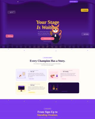 Kids Violin Specialist Professional Website Template