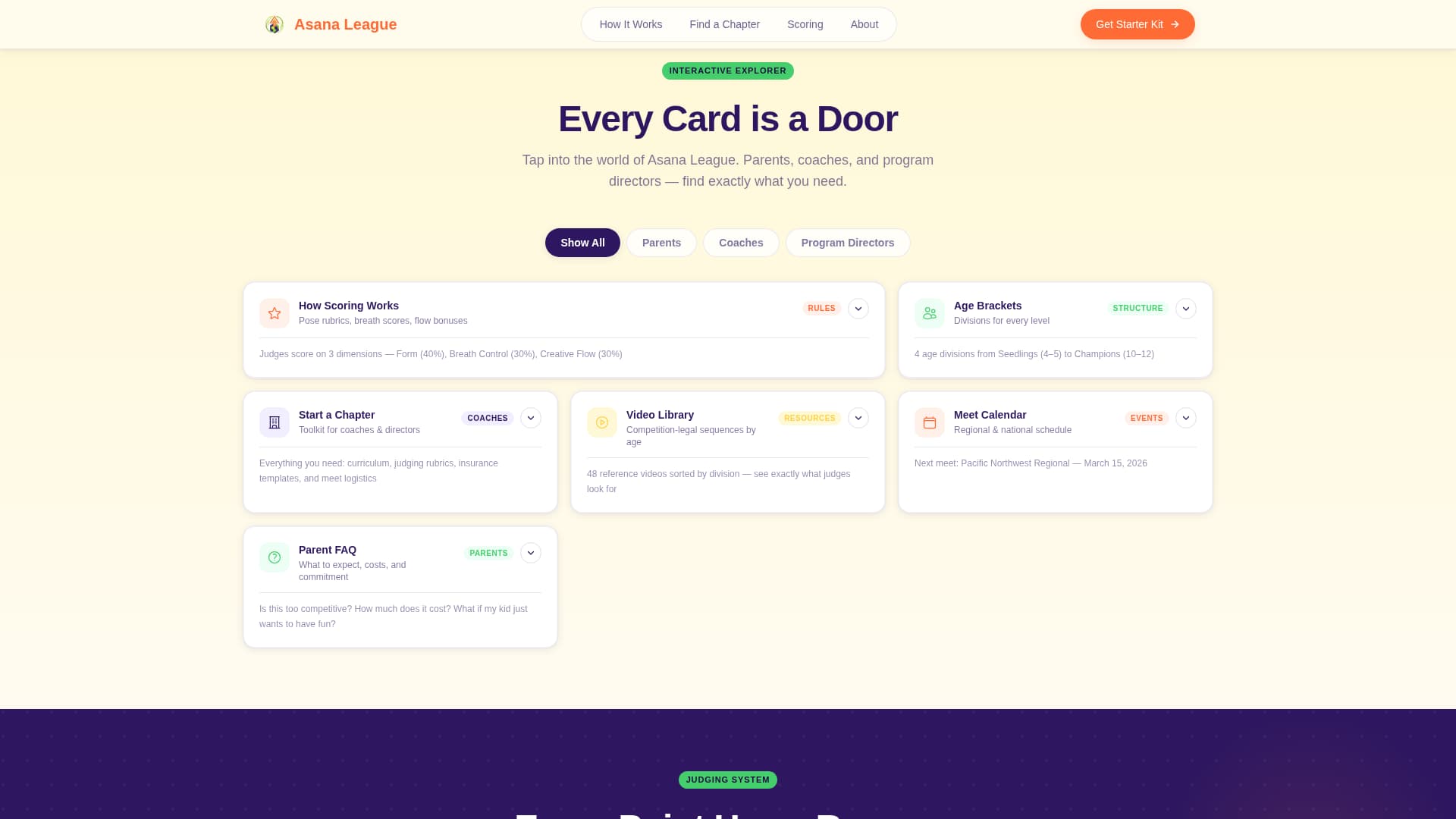 Asana - Dynamic Kidsyoga Landing Page Template