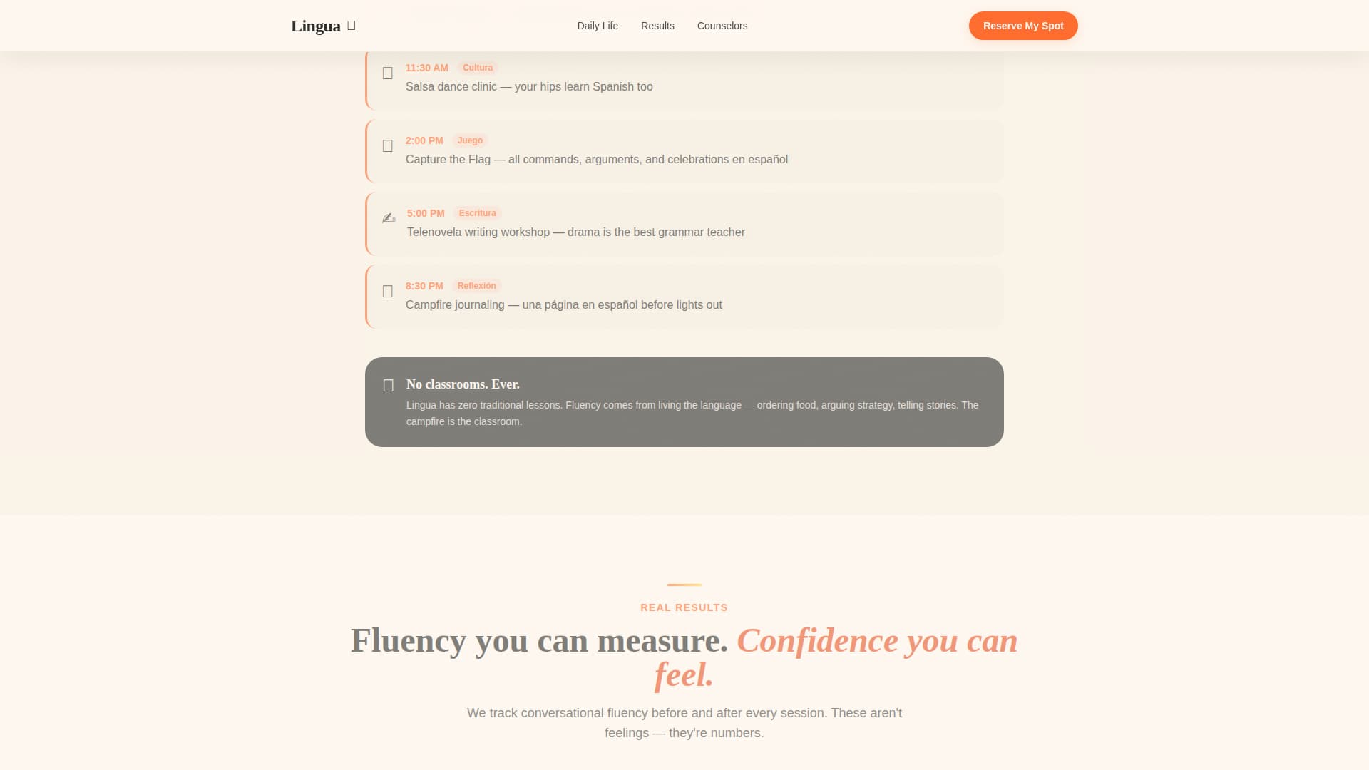 Summer Camp & Outdoor Program Professional Website Template