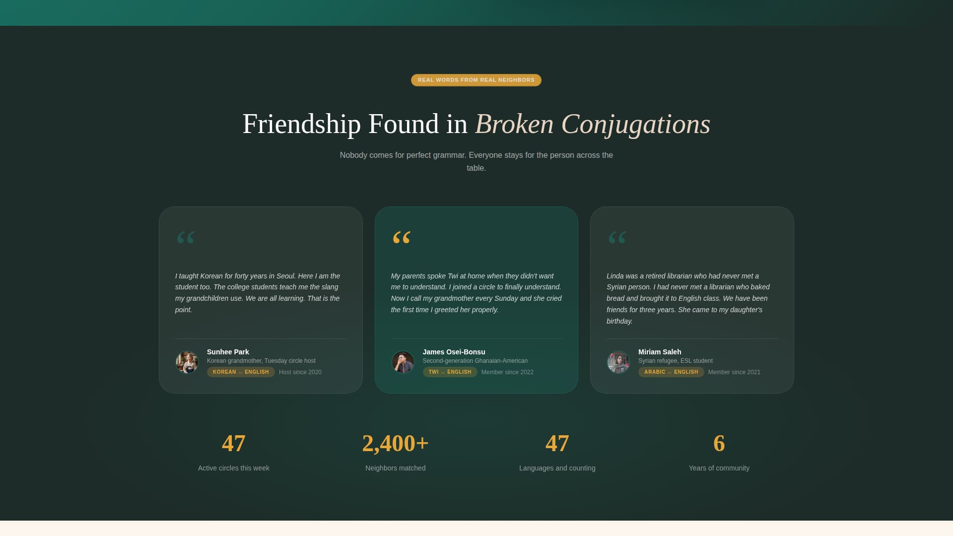 Lingua - Vibrant Exchange Landing Page Template