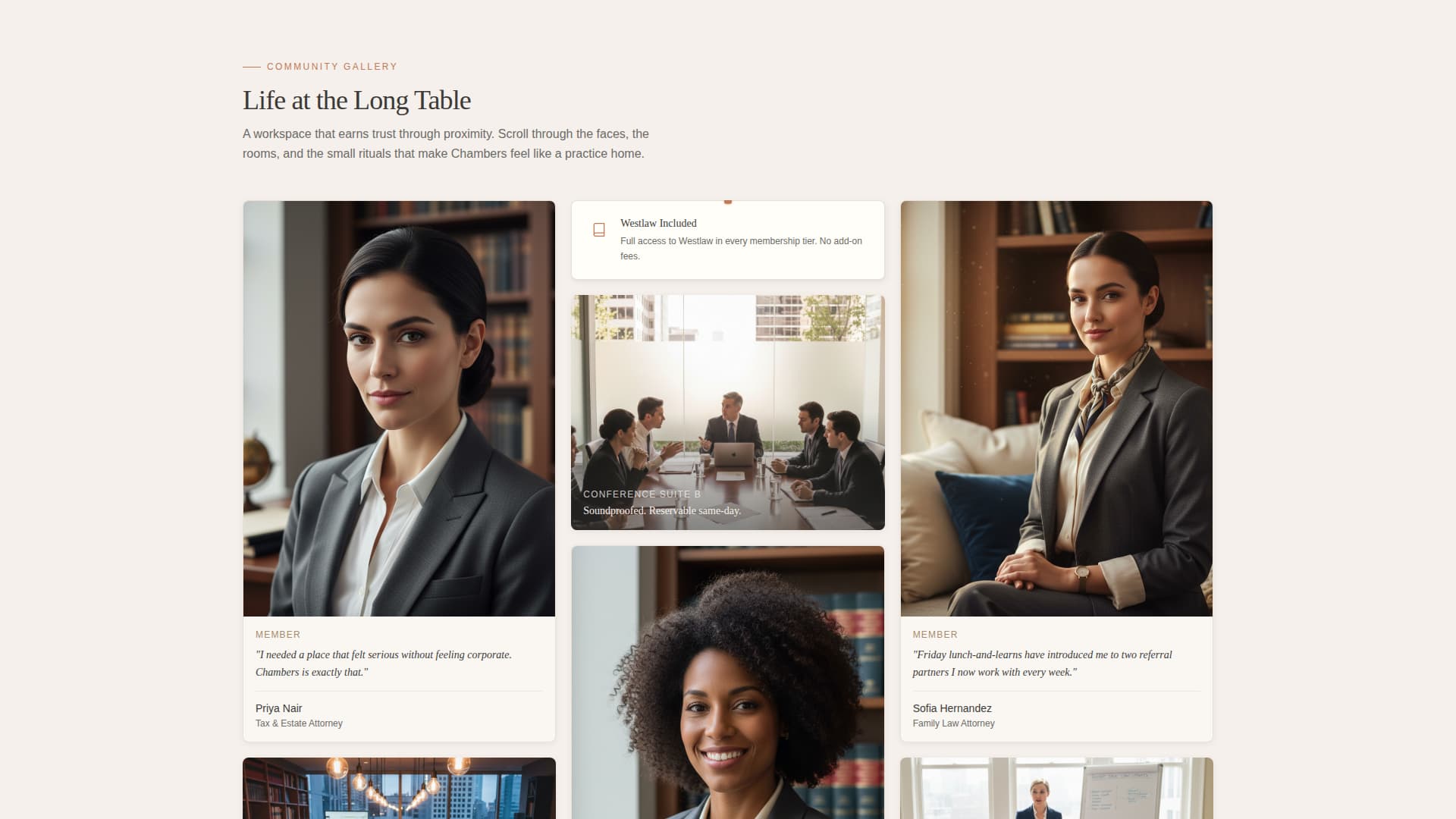 Chambers - Trusted Lawyers Landing Page Template