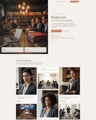 Chambers - Trusted Lawyers Landing Page Template