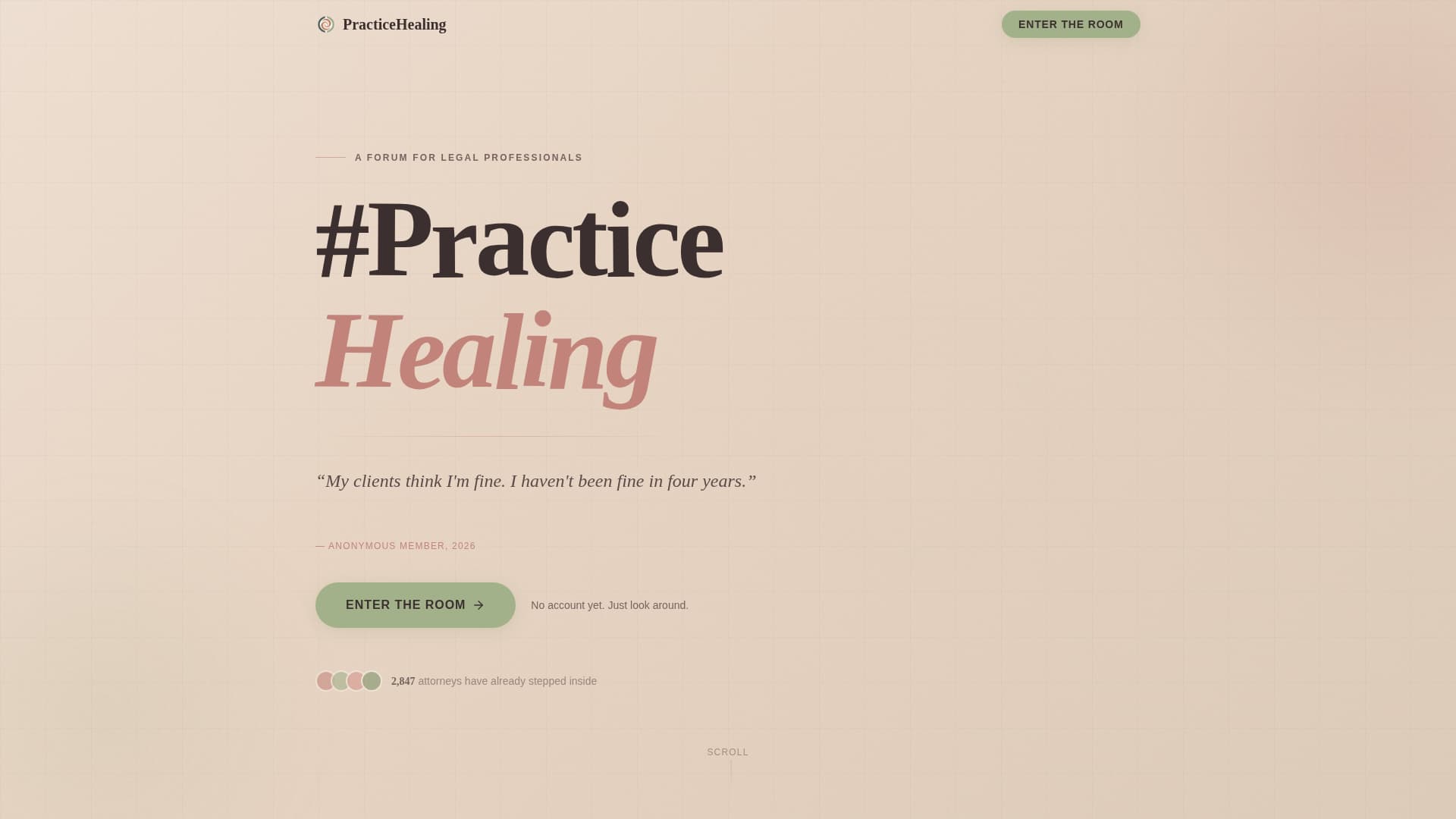 Practicehealing - Restorative Lawyers Landing Page Template