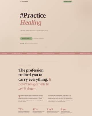 Practicehealing - Restorative Lawyers Landing Page Template