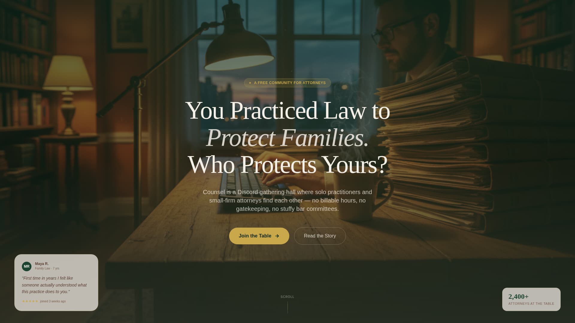 Lawyers - Premium Free Landing Page Template