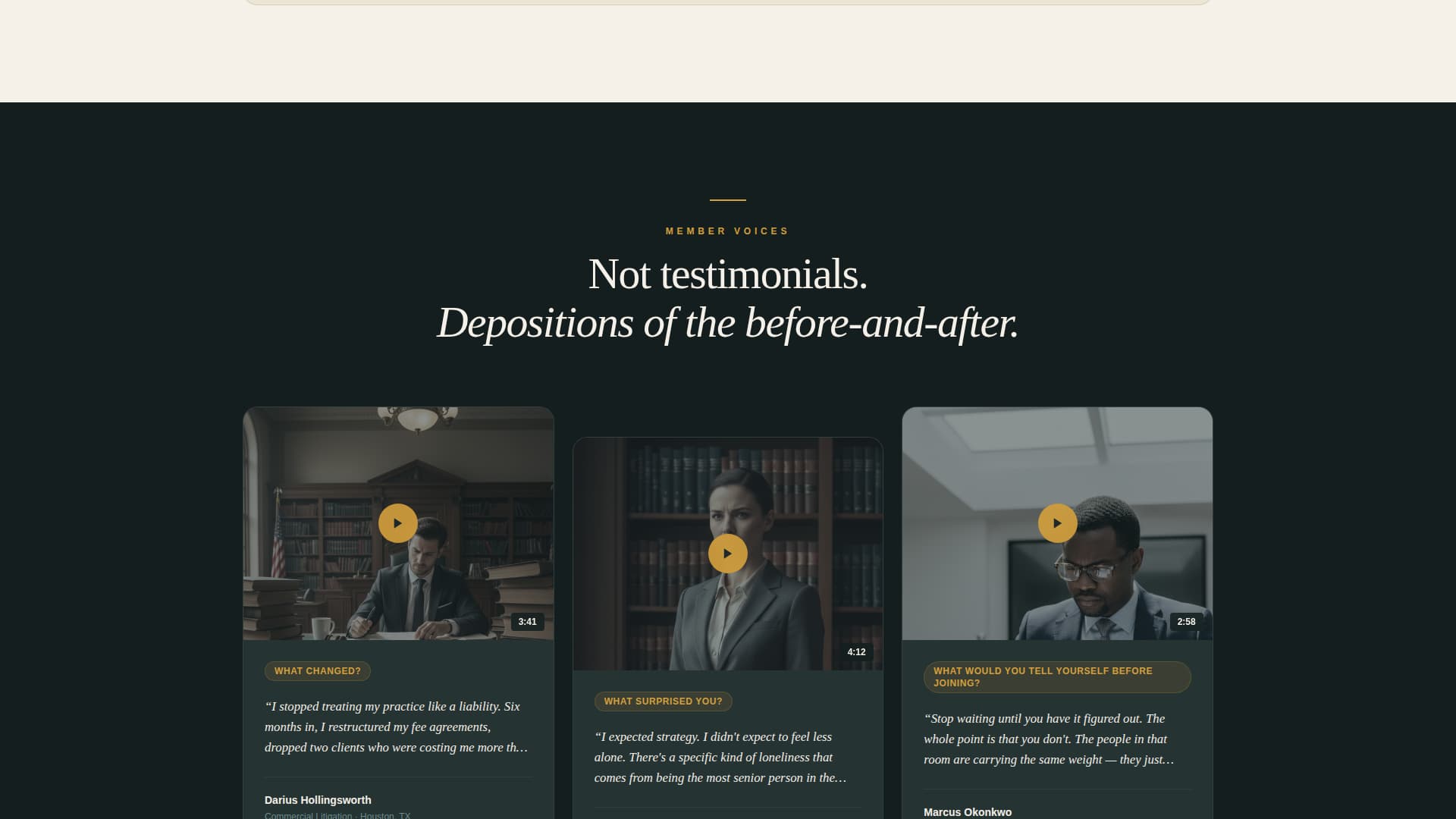 Chambers - Elite Lawyers Landing Page Template