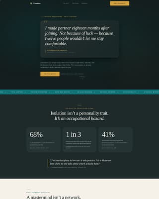 Chambers - Elite Lawyers Landing Page Template