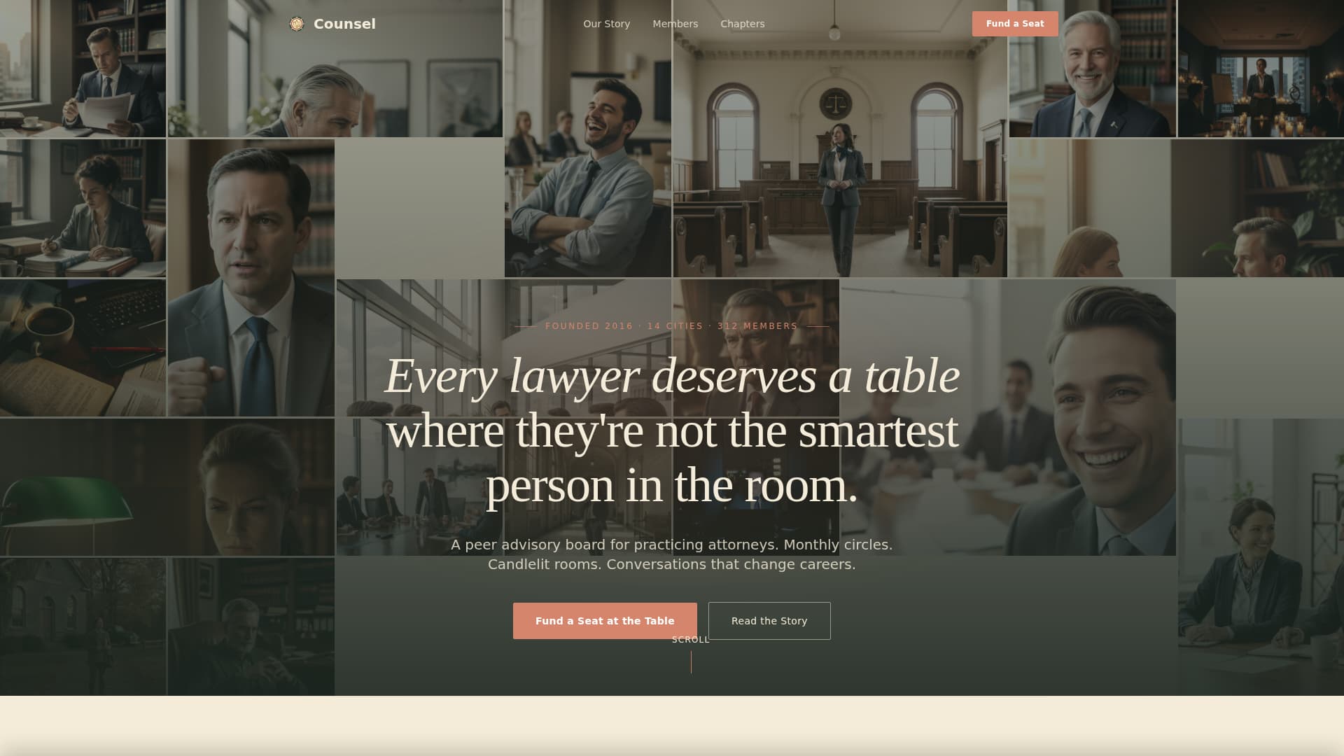 Counsel - Trusted Lawyers Landing Page Template